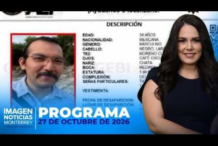 No te pierdas Imagen Noticias Monterrey con Brenda Cavazos de lunes a viernes por Imagen Televisión Monterrey.

Síguenos en nuestras redes
Instagram: https://www.instagram.com/imagentvmonterrey/
Twitter: https://twitter.com/ImagenTVMTY
Facebook: https://www.facebook.com/ImagenTVMTY/

Mantente siempre informado con las noticias sobre los acontecimientos más importantes a nivel nacional con Claudia Ovalle y Brenda Cavazos.


¡Dale like y suscríbete!