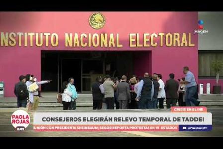Tras recibir formalmente el oficio de renuncia de Guadalupe Taddei, el diputado Ricardo Monreal anunció el inicio del proceso legislativo para elegir la nueva presidencia del INE, se prevé tome entre cuatro y cinco semanas.
