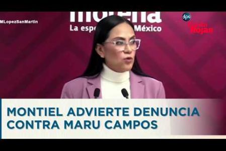 La dirigente nacional de Morena, Ariadna Montiel, anunció que denunciará a la gobernadora de Chihuahua, Maru Campos, por daño moral, calumnias y violencia política de género, luego de que la vinculara con el crimen organizado.