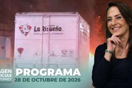 No te pierdas Imagen Noticias Monterrey con Claudia Ovalle de lunes a viernes por Imagen Televisión Monterrey.
 
Síguenos en nuestras redes
Instagram: https://www.instagram.com/imagentvmonterrey/
Twitter: https://twitter.com/ImagenTVMTY
Facebook: https://www.facebook.com/ImagenTVMTY/

Mantente siempre informado con las noticias sobre los acontecimientos más importantes a nivel nacional con Claudia Ovalle y Brenda Cavazos.


¡Dale like y suscríbete!