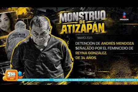 Falleció Andrés Filomeno Mendoza, conocido como "El Monstruo de Atizapán", su cuerpo fue encontrado dentro de su celda en el Penal de Tenango del Valle, Estado de México, donde estaba recluido desde 2021 por ocho sentencias de feminicidios y desaparición.

#NoticiasImagen #ImagenNoticias530 

Visita nuestro sitio web: http://www.imagentv.com

No te pierdas Imagen Noticias 5:30 con Marlene Stahl, Nuria Gil y Adriana Treviño de lunes a viernes por Imagen Televisión.

TikTok 5:30: https://www.tiktok.com/@imagennoticias530 
TikTok Noticias: https://www.tiktok.com/@imagennoticias

Instagram 5:30: https://www.instagram.com/imagennoticias530 
Instagram Noticias: https://www.instagram.com/imagentvnoticias/

X 5:30: https://x.com/imagen530 
X Noticias: https://twitter.com/ImagenNoticias_
X Televisión: https://twitter.com/ImagenTVMex
 
Facebook Noticias: https://www.facebook.com/ImagenTVNoticias
 
Aquí encontrarás la mejor información nacional e internacional de Imagen Noticias con Francisco Zea, Nacho Lozano, Crystal Mendivil, Enrique Sánchez y Paola Rojas.