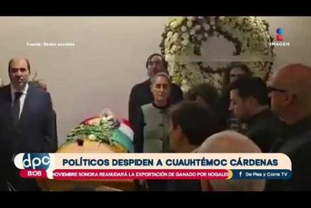 Figuras políticas acudieron al velorio de Cuauhtémoc Cárdenas en el Panteón Francés. La presidenta Claudia Sheinbaum encabezó una guardia de honor, este viernes se realizará un homenaje de cuerpo presente en Bellas Artes.