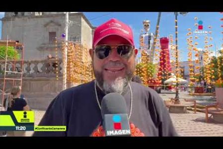 El municipio de #Zapotlanejo inauguró formalmente el festival de #DíadeMuertos "Ahí está el detalle" con el montaje de dos Catrinas Monumentales de 22 metros de altura en el centro histórico, inspiradas en la película El bolero de Raquel.

Síguenos en nuestras redes:

#NoticiasImagen

Instagram: https://www.instagram.com/imagentvgdl/
TikTok: https://www.tiktok.com/@imagennoticias
Twitter: https://twitter.com/ImagenTVGDL
Facebook: https://www.facebook.com/ImagenTVGDL/
Visita nuestro sitio Web: https://www.imagentv.com/guadalajara

Mantente siempre informado con las noticias sobre los acontecimientos más importantes a nivel nacional con Ricardo Camarena.

¡Déjanos tus comentarios, da like, comparte y suscríbete!