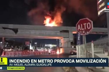 Incendio en Metrorrey: fuego genera movilización