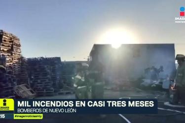 Se registran mil incendios durante tres meses 