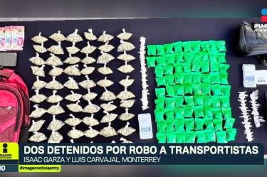 Pareja peligrosa: los capturan con sustancias en Monterrey 
