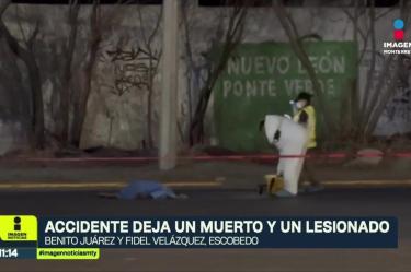 Trágico accidente en Escobedo deja un muerto y un herido 