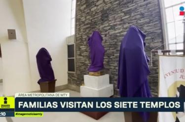 Así miles de familias vivieron el recorrido de los 7 Templos