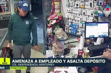Asalta depósito haciéndose pasar por cliente en Monterrey