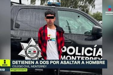 Detienen a dos jóvenes tras asalto en zona de Colegio Civil