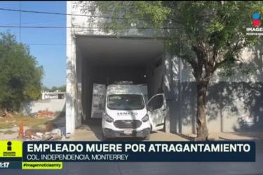 Empleado muere tras atragantarse en comedor de empresa, MTY