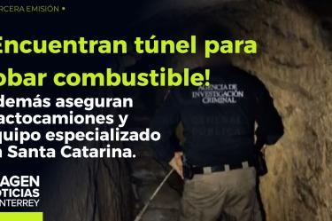 Localizan túnel para robar combustible en Santa Catarina