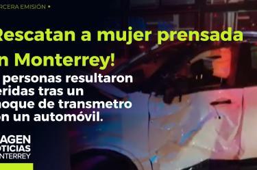 14 lesionados tras fuerte accidente de transmetro en MTY 