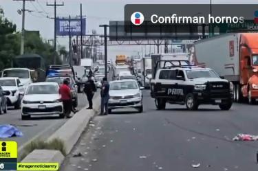 Muere por cambiar una llanta en Escobedo