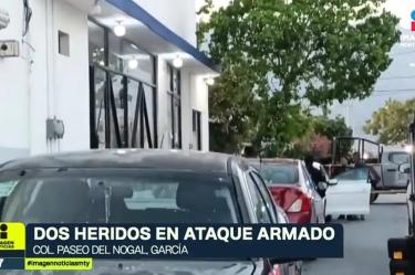 Dos jóvenes heridos tras ataque armado en García