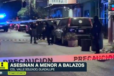 Ultiman a menor de edad en Guadalupe