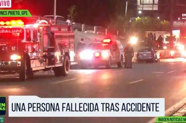 Accidente en Guadalupe deja una persona sin vida 