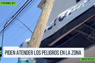 Piden atender peligros y abandono en Fomerrey, Monterrey 