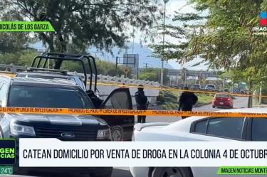 Realizan cateo por venta de droga en San Nicolás