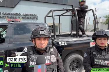 Bebé atragantado es salvado por policías de Monterrey 