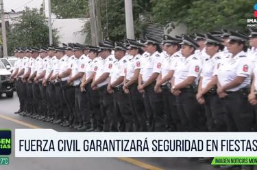 Fuerza Civil garantiza seguridad durante festejos patrios
