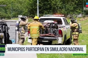 Municipios de Nuevo León participan en Simulacro Nacional 