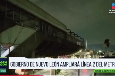Anuncian expansión de la línea 2 de Metrorrey
