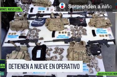 Capturan a 9 personas con drogas y armas en Los Ramones