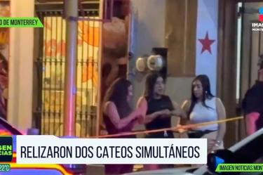 Realizan cateos simultáneos en centro de Monterrey