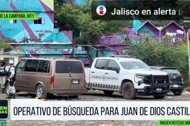 Intensa movilización tras presunto secuestro en Monterrey 