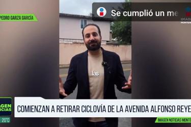 Inician retiro de ciclovía en San Pedro 