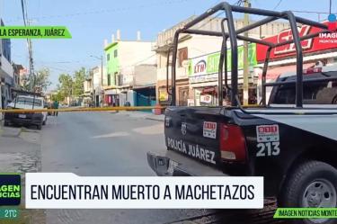 Encuentran a hombre muerto en Juárez