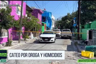 Realizan tres cateos simultáneos en Guadalupe y Monterrey