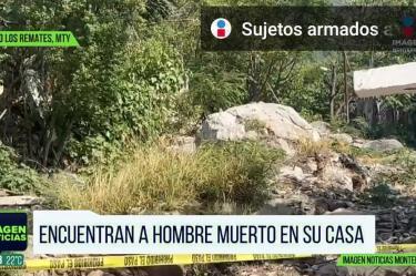 Con un cable en el cuello encuentran a hombre en Monterrey 