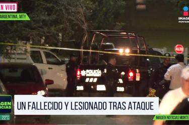 Un ataque armado deja un muerto en la Col. Argentina, MTY 