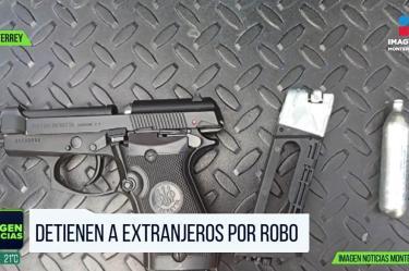 Detienen a dos extranjeros por robo en Monterrey