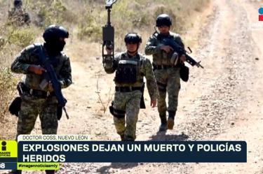 Artefacto explosivo mata a un campesino en Doctor Coss 