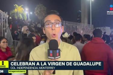 Continúan los festejos guadalupanos en Monterrey