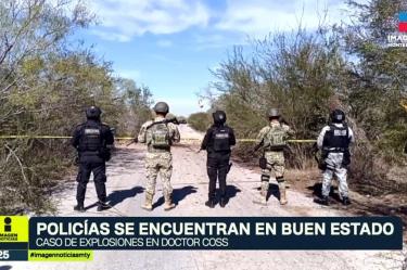 5 policías se recuperan tras explosión en Doctor Coss 
