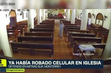 Joven ladrón es capturado en Monterrey