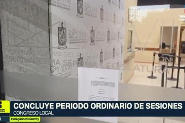 Diputados se van de vacaciones en Nuevo León 
