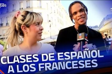 ¡Les fuimos a enseñar nombres en español a los franceses!