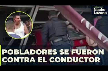 Un automovilista chocó contra una panadería en #Naucalpan, #Edomex. Pobladores se fueron contra el conductor y aunque una mujer intentó detener la agresión, no lo  logró:  

#NoticiasConNachoLozano
#NoticiasImagen 

¡Como nadie en la noche! #ImagenNoticias con Nacho Lozano de lunes a viernes a las 10:30 pm en el 3.1 #ImagenTelevisión. 

Visita nuestro sitio Web: http://bit.ly/2nT2Wz5 

Síguenos en nuestras redes: 
Instagram: @imagentvnoticias 
Tiktok: @imagennoticias 
X: @ImagenNoticias_ 
Facebook: https://www.facebook.com/ImagenTVNoticias/ 

Aquí encontrarás la mejor información nacional e internacional de Imagen Noticias con Francisco Zea, Paola Rojas, Crystal Mendivil y Nacho Lozano.