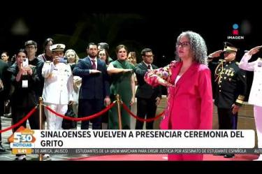 Después de dos años en los que no se llevaba a cabo el Grito de Independencia con asistencia de público debido a la violencia, anoche los sinaloenses volvieron a reunirse frente a Palacio de Gobierno en medio de un fuerte dispositivo de seguridad para escuchar las arengas que lanzó la gobernadora interina, Graciela Domínguez.
#NoticiasImagen #ImagenNoticias530
Visita nuestro sitio web: http://www.imagentv.com
No te pierdas Imagen Noticias 5:30 con Marlene Stahl, Nuria Gil y Adriana Treviño de lunes a viernes por Imagen Televisión.
TikTok 5:30: https://www.tiktok.com/@imagennoticias530
TikTok Noticias: https://www.tiktok.com/@imagennoticias
Instagram 5:30: https://www.instagram.com/imagennoticias530
Instagram Noticias: https://www.instagram.com/imagentvnoticias/
X 5:30: https://x.com/imagen530
X Noticias: https://twitter.com/ImagenNoticias_
X Televisión: https://twitter.com/ImagenTVMex
Facebook Noticias: https://www.facebook.com/ImagenTVNoticias
Aquí encontrarás la mejor información nacional e internacional de Imagen Noticias con Francisco Zea, Nacho Lozano, Crystal Mendivil, Enrique Sánchez y Paola Rojas.