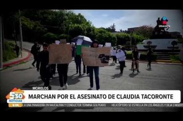 Alumnos de la Universidad Autónoma de #Morelos marcharon para exigir justicia por el asesinato de #ClaudiaTacoronte, estudiante española asesinada el sábado en #Cuautla; de acuerdo con los organizadores, esta es la primera de dos marchas convocadas contra la inseguridad. 

#NoticiasImagen #ImagenNoticias530 

Visita nuestro sitio web: http://www.imagentv.com 

No te pierdas Imagen Noticias 5:30 con Marlene Stahl, Nuria Gil y Adriana Treviño de lunes a viernes por Imagen Televisión.

TikTok 5:30: https://www.tiktok.com/@imagennoticias530 
TikTok Noticias: https://www.tiktok.com/@imagennoticias

Instagram 5:30: https://www.instagram.com/imagennoticias530 
Instagram Noticias: https://www.instagram.com/imagentvnoticias/

X 5:30: https://x.com/imagen530 
X Noticias: https://twitter.com/ImagenNoticias_
X Televisión: https://twitter.com/ImagenTVMex
 
Facebook Noticias: https://www.facebook.com/ImagenTVNoticias
 
Aquí encontrarás la mejor información nacional e internacional de Imagen Noticias con Francisco Zea, Nacho Lozano, Crystal Mendivil, Enrique Sánchez y Paola Rojas.