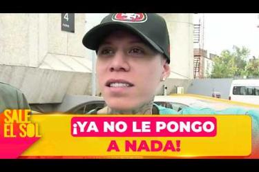 "¡Ya no le pongo a nada!" ¡Santa Fe Klan REVELA que lleva UN AÑO sin CONSUMIR DR0G4S! Además, revela si tiene en planes contraer matrimonio con su novia Camila Zamorano.
#SaleElSolTV
☀️ Programas Completos #SaleElSol: https://www.youtube.com/playlist?list=PLYnzMSw5fD7Qfhf4bSEemItedNGl2Mf_A