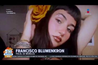 Ya fue identificado el presunto asesino de #ClaudiaTacoronte, el fiscal de #Morelos, Francisco Blumenkron, confirmó que se trata de Francisco "N", alias "El Trompas". También se dio a conocer que un juez especializado giró una orden de aprehensión en su contra.
#NoticiasImagen #ImagenNoticias530
Visita nuestro sitio web: http://www.imagentv.com
No te pierdas Imagen Noticias 5:30 con Marlene Stahl, Nuria Gil y Adriana Treviño de lunes a viernes por Imagen Televisión.
TikTok 5:30: https://www.tiktok.com/@imagennoticias530
TikTok Noticias: https://www.tiktok.com/@imagennoticias
Instagram 5:30: https://www.instagram.com/imagennoticias530
Instagram Noticias: https://www.instagram.com/imagentvnoticias/
X 5:30: https://x.com/imagen530
X Noticias: https://twitter.com/ImagenNoticias_
X Televisión: https://twitter.com/ImagenTVMex
Facebook Noticias: https://www.facebook.com/ImagenTVNoticias
Aquí encontrarás la mejor información nacional e internacional de Imagen Noticias con Francisco Zea, Nacho Lozano, Crystal Mendivil, Enrique Sánchez y Paola Rojas.