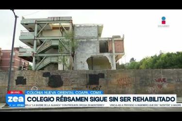 A dos días del noveno aniversario del sismo que azotó la CDMX en 2017, el Colegio Enrique Rébsamen sigue en obra negra al igual que otras 1,600 viviendas sin terminar.