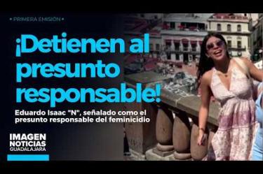 Agentes de la Comandancia de Feminicidios de la Fiscalía del Estado de #Jalisco detuvieron a Eduardo Isaac "N", señalado como el presunto responsable del feminicidio de Karla Margarita Pérez Jiménez.
#NoticiasImagen
Síguenos en nuestras redes:
Instagram: https://www.instagram.com/imagentvgdl/
TikTok: https://www.tiktok.com/@imagennoticias
Twitter: https://twitter.com/ImagenTVGDL
Facebook: https://www.facebook.com/ImagenTVGDL/
Visita nuestro sitio Web: https://www.imagentv.com/guadalajara
Mantente siempre informado con las noticias sobre los acontecimientos más importantes a nivel nacional con Erick Breguer.
¡Déjanos tus comentarios, da like, comparte y suscríbete!