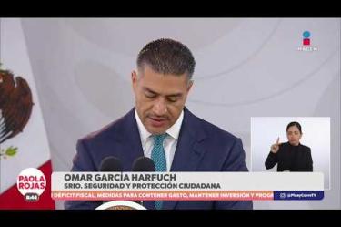 El titular de la SSPC, Omar García Harfuch, se pronunció sobre el caso de Claudia Tacoronte y otros feminicidios de estudiantes de la UAEM, como los de Kimberly Ramos y Karol Toledo.